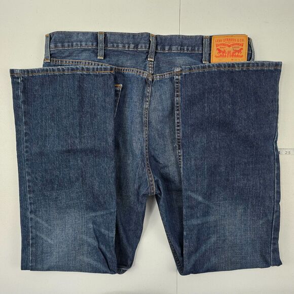 Levi's 527 Bootcut Jeans Dark Wash W38 L30 Denim Pants 4391 - Picture 3 of 12